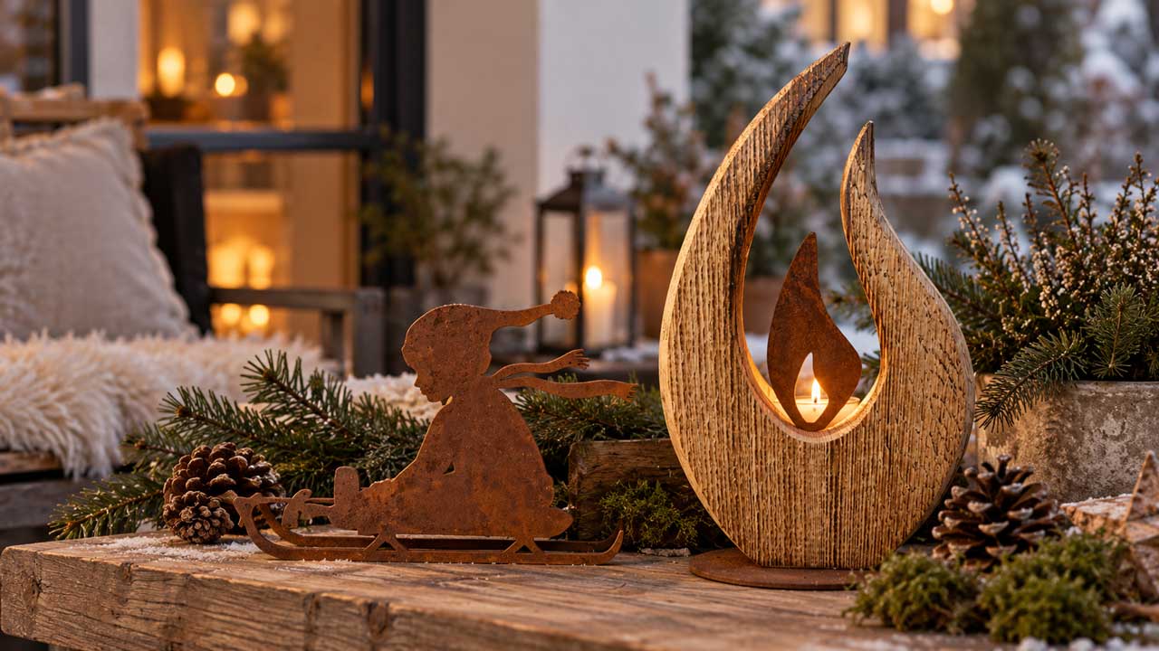 Winterdeko für den Garten: Edelrost-Ideen & Frost-Tipps – Vintage One