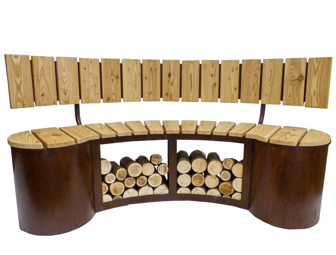 Bench -Pforzheim- incl. backrest