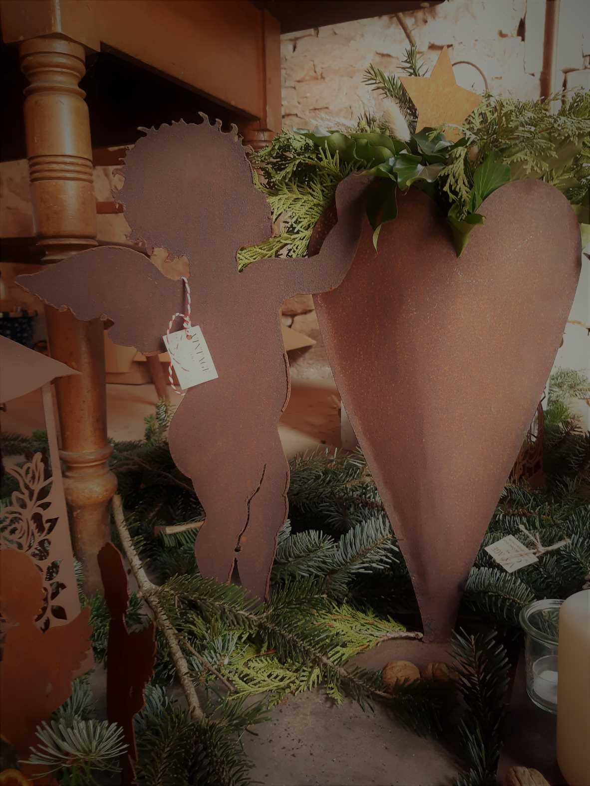 Engelchen mit Herz zum Befüllen