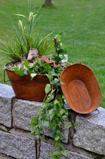Planter with handle, set of 2