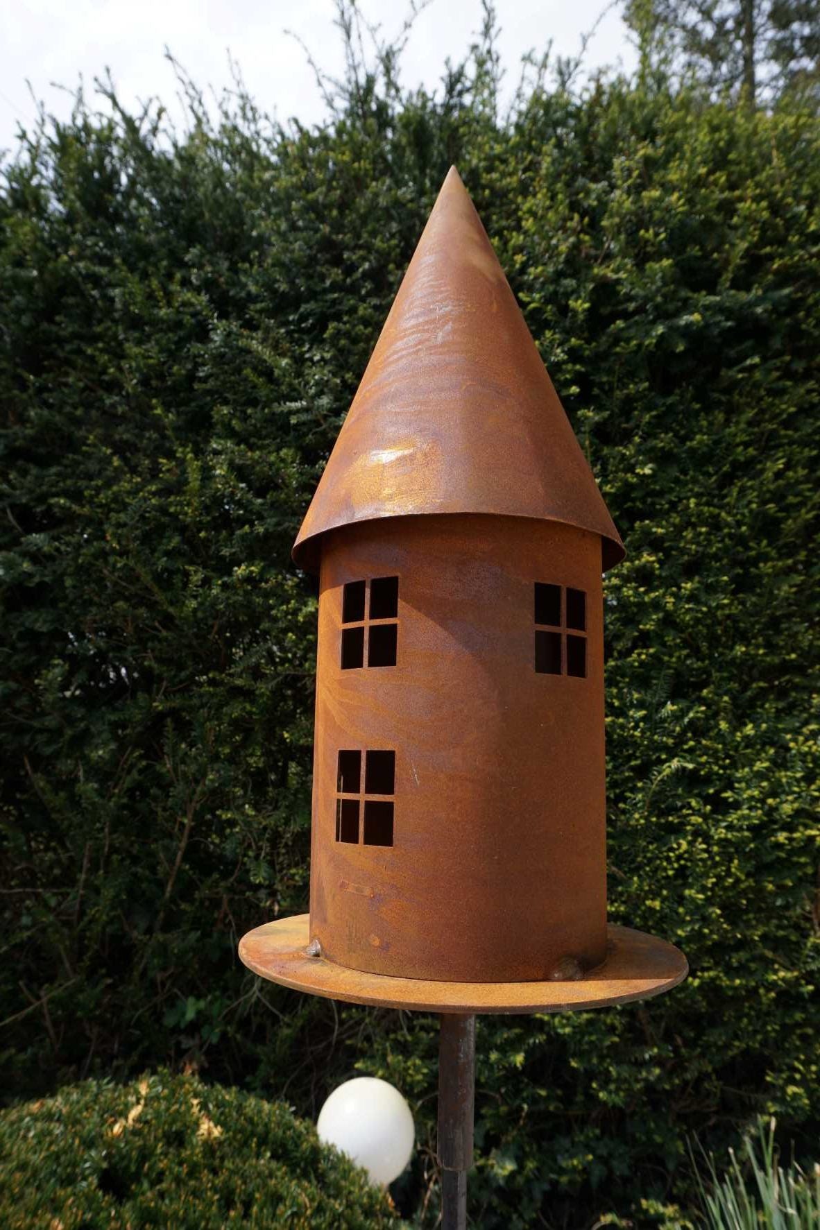 Deko-Vogelhaus rund