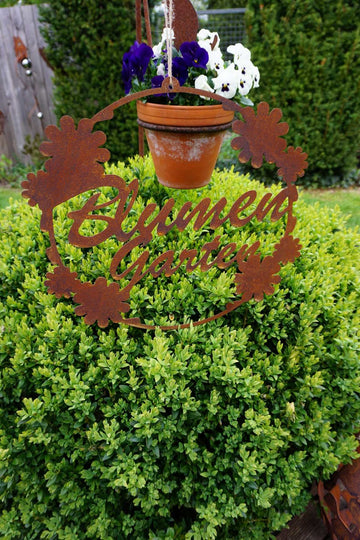 Sign "Flower Garden"
