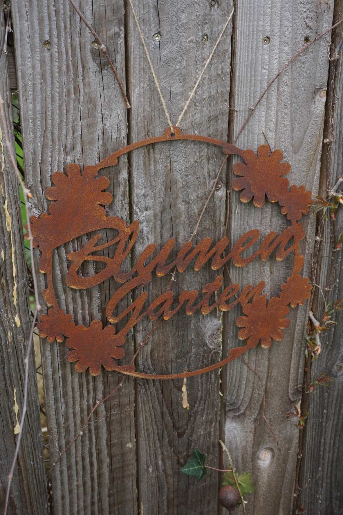 Sign "Flower Garden"
