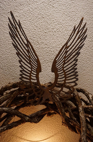 Filigree angel wings