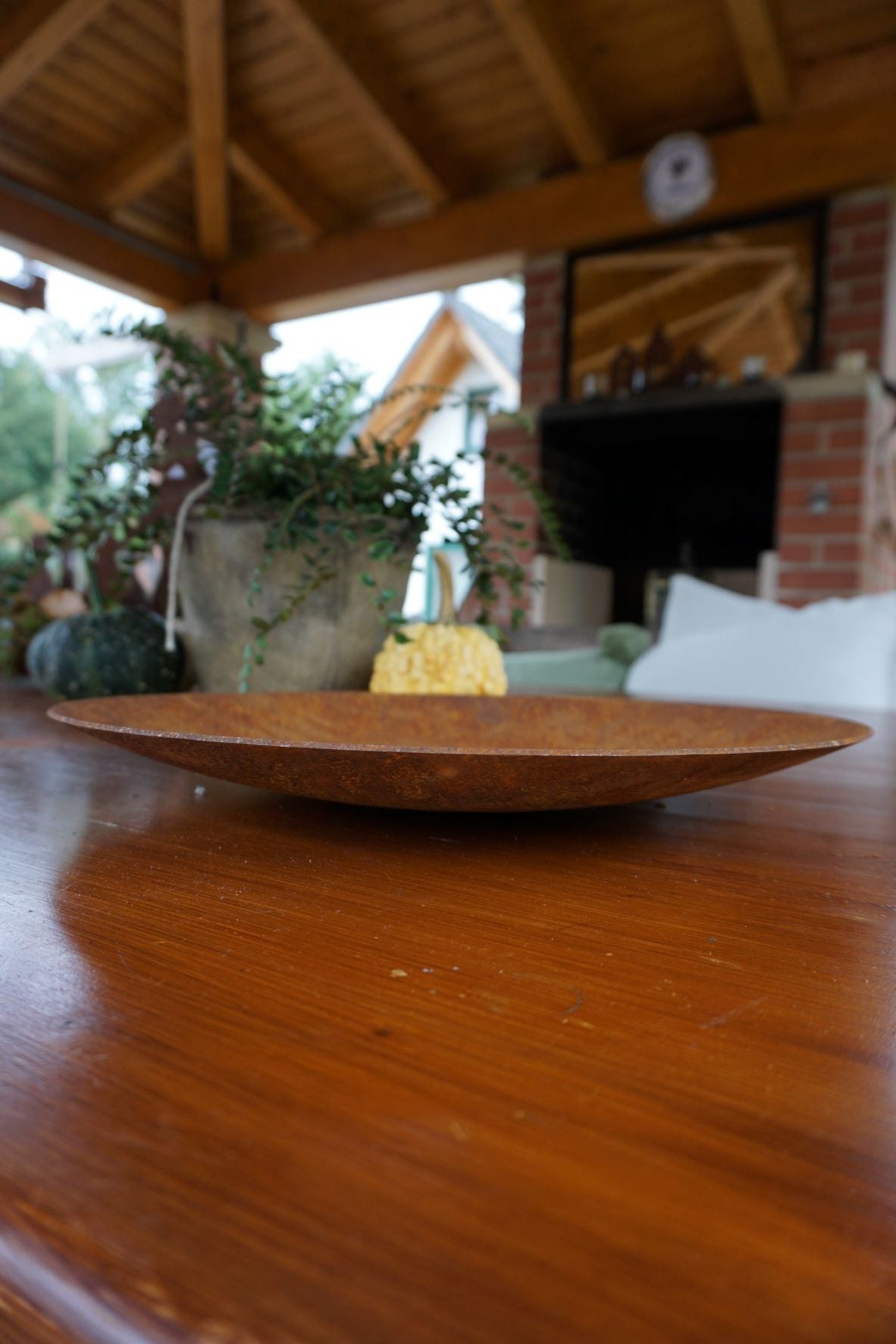 Edelrost Schale rund Ø40