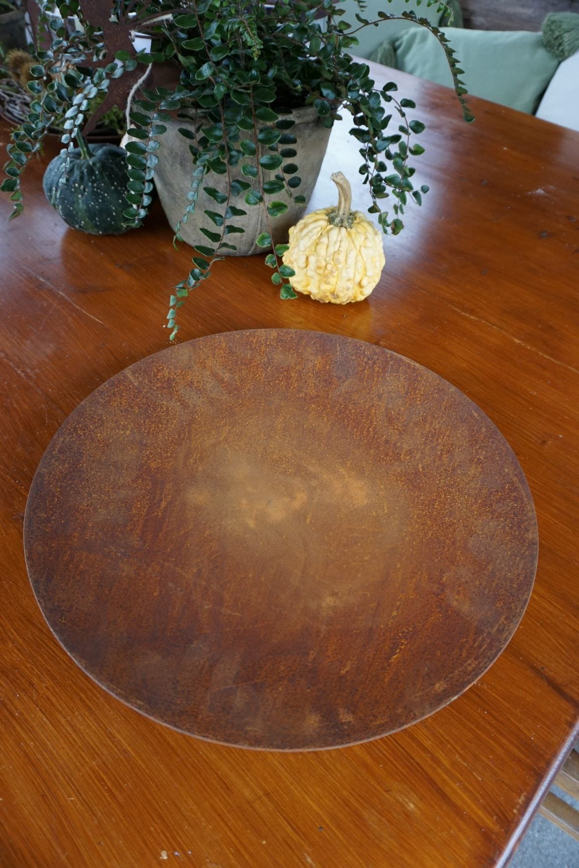 Edelrost Schale rund Ø40