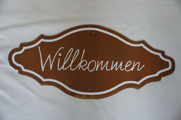 Antique Sign "WELCOME"