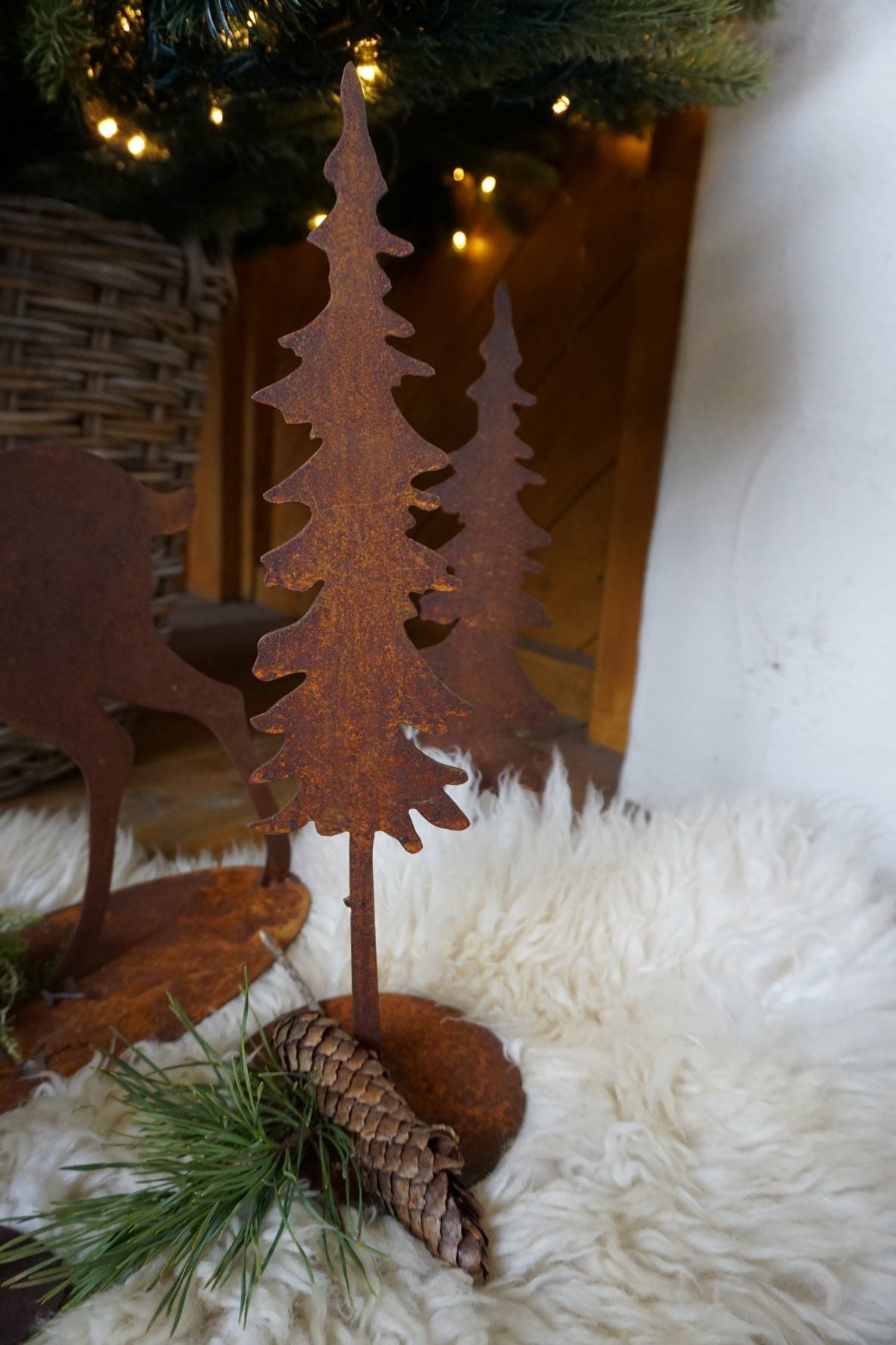Sapins étroits lot de 2