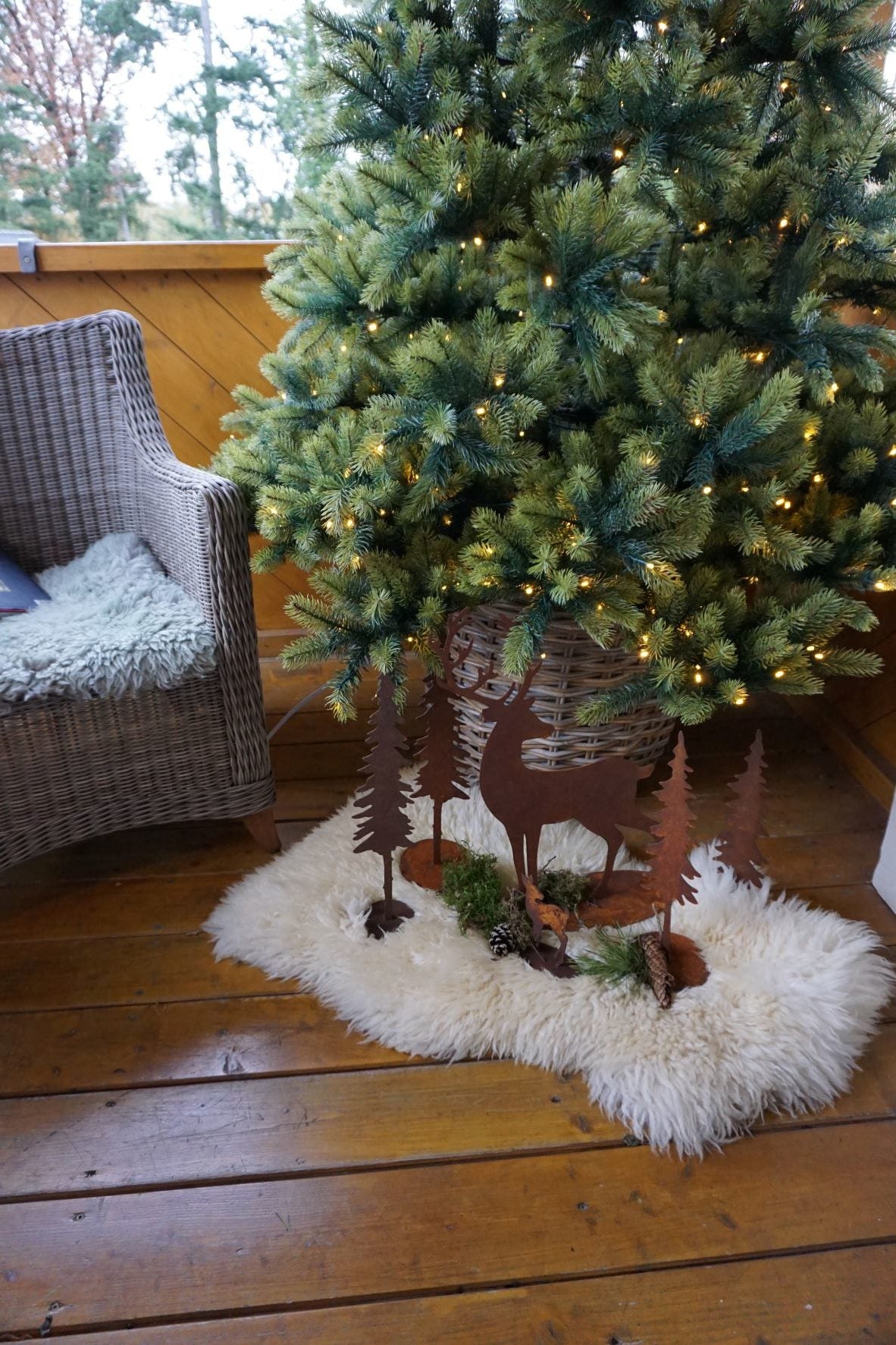 Sapins étroits lot de 2