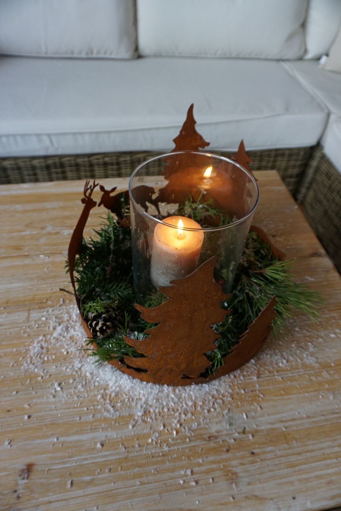 "Forest" Ring with large forest scene