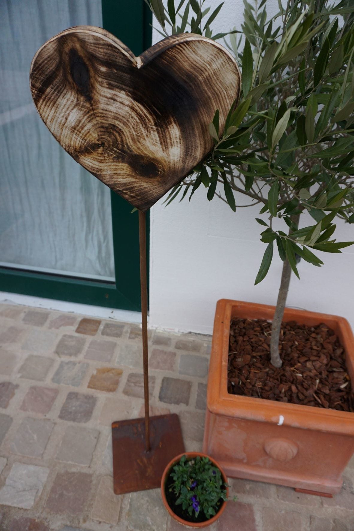 Large Wooden Heart "Joni"