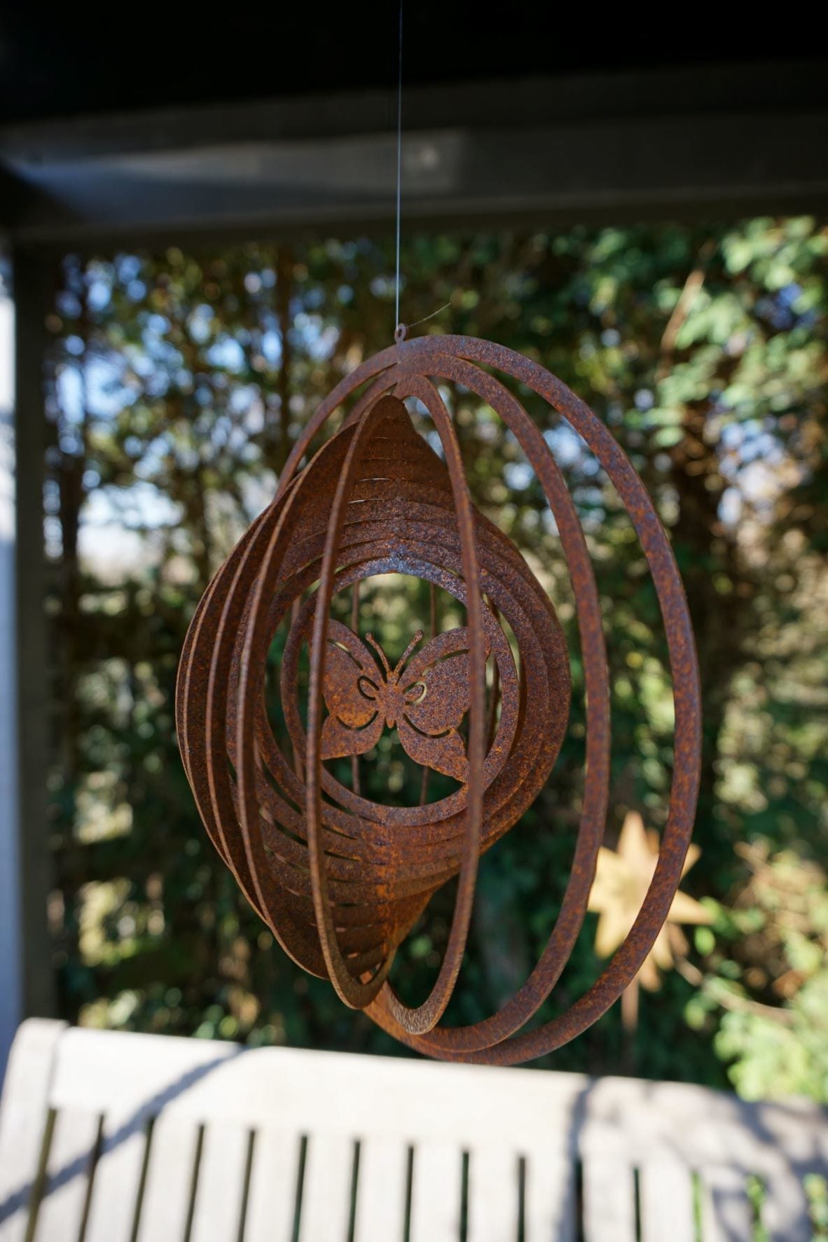 Windspiel Spirale "Schmetterling"