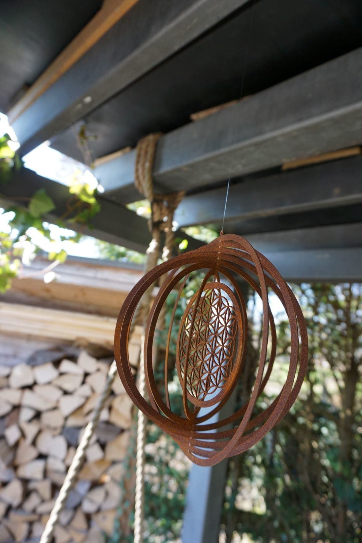 The Original! "Flower of Life" Wind Chime