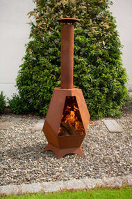 Rusty Fire Pit -Outdoor Fireplace-
