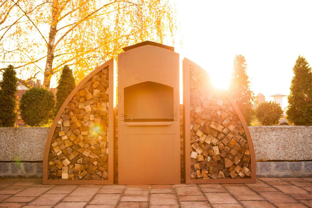 Barbecue au charbon de bois - Meridian - Griller avec un charme rustique