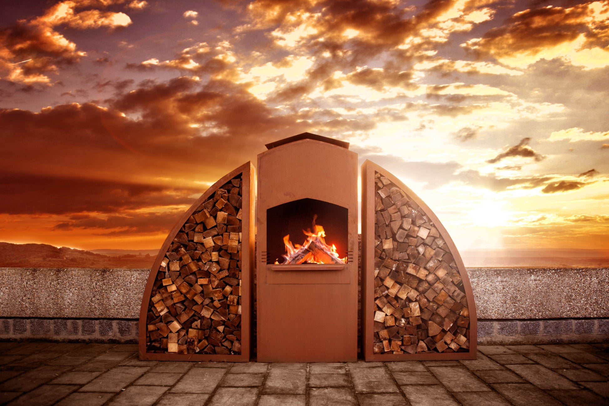 Charcoal grill - Meridian - Grilling with rustic charm