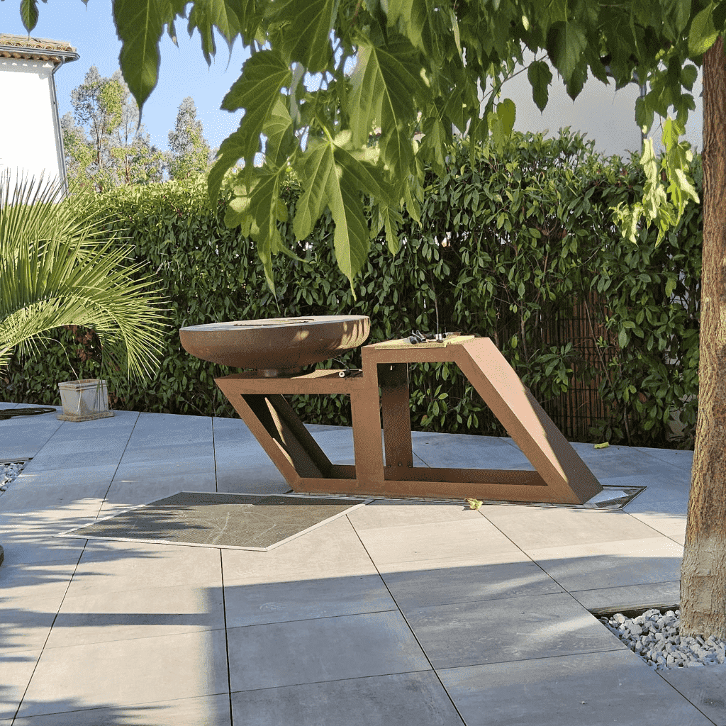 Charcoal grill - Modern - incl. plancha
