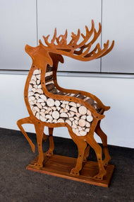 Hirsch Holzregal -1600-