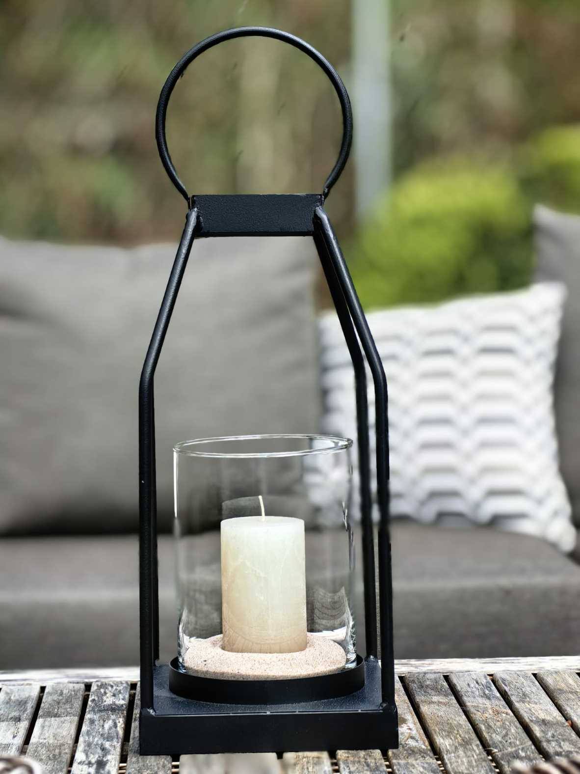 Laterne "Manoa" schwarz