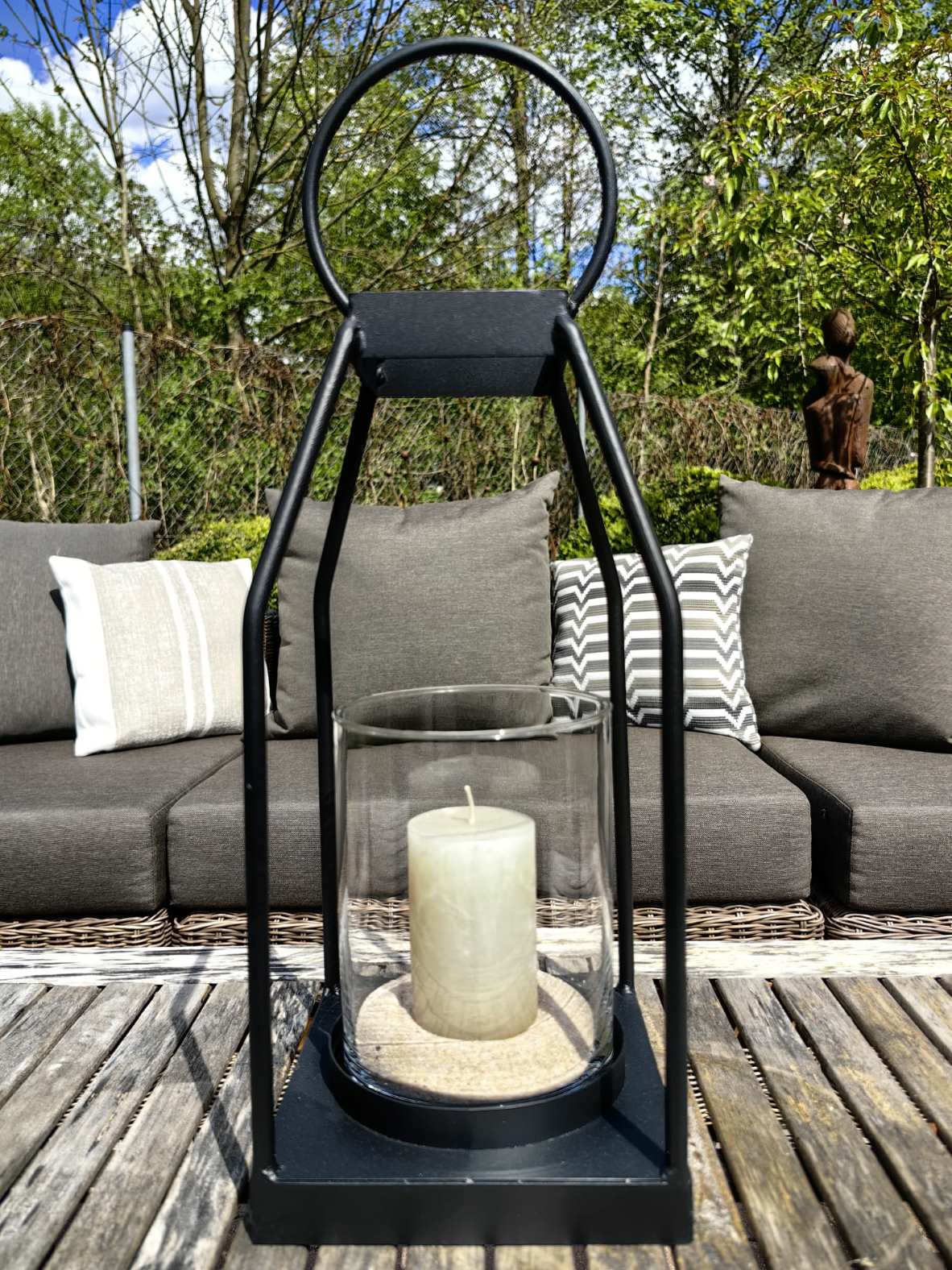 Laterne "Manoa" schwarz