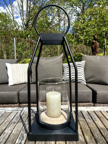 Lantern "Manoa" black