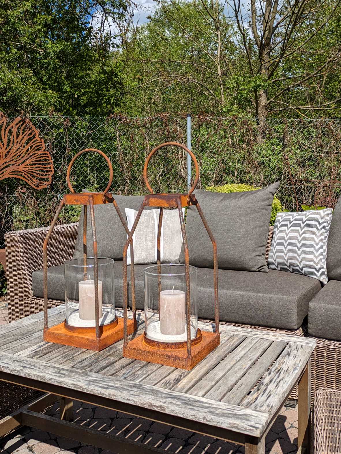 Lantern "Manoa" Rust