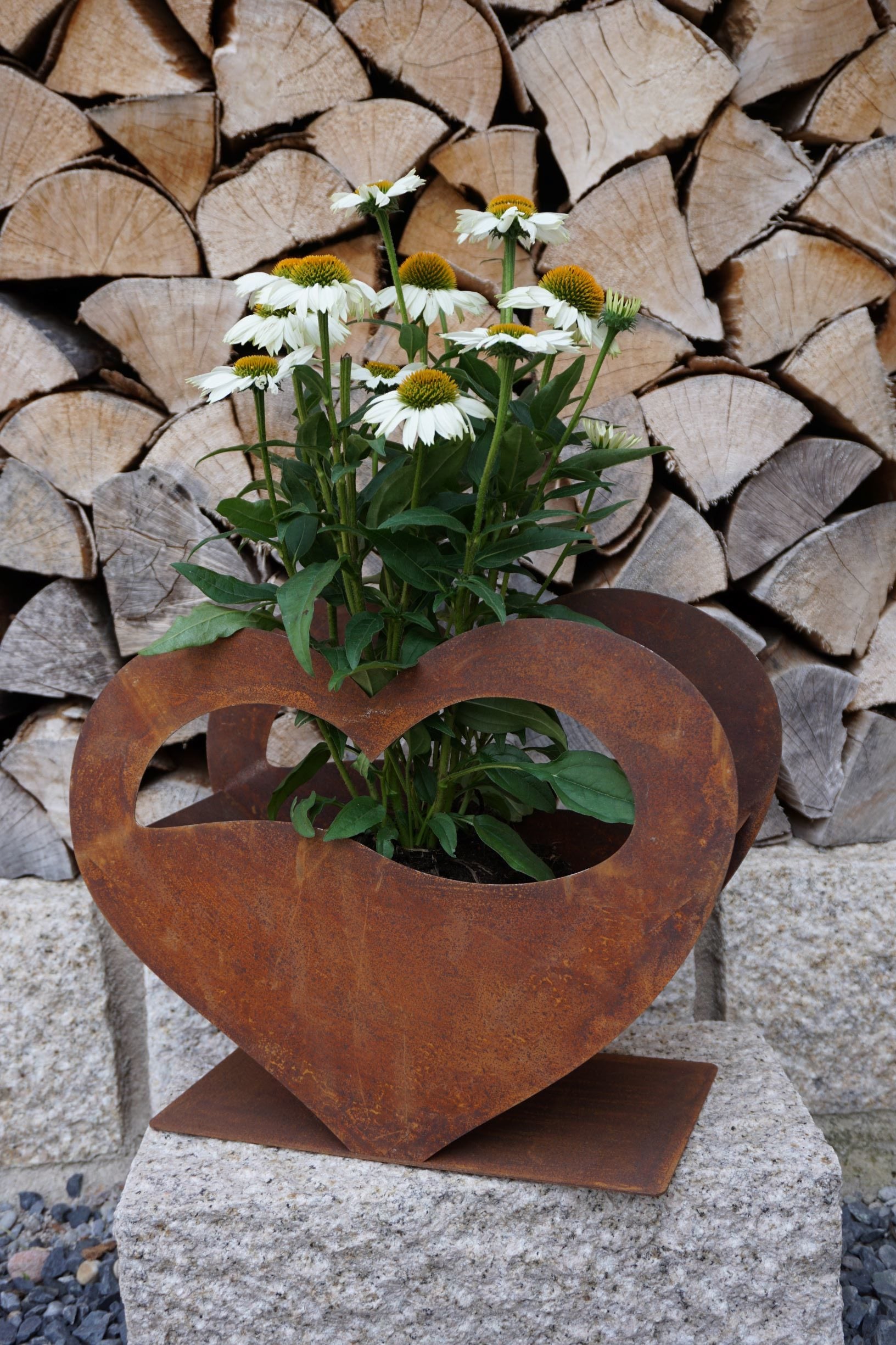 Large Heart Planter