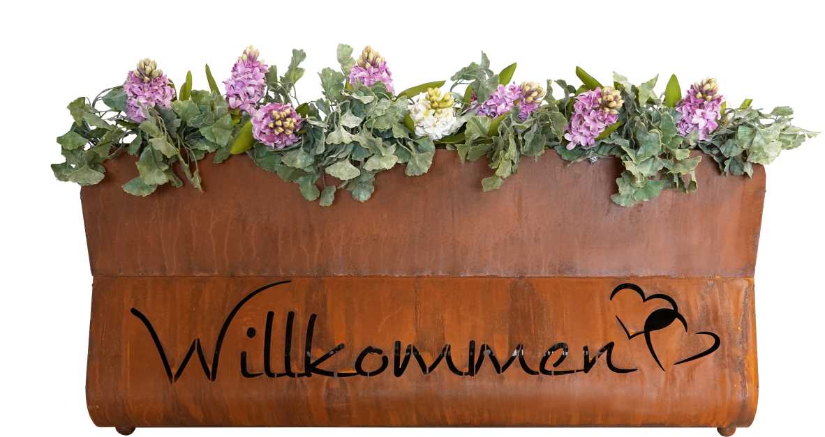 Pflanzgefäß -Bregenz- "Willkommen"