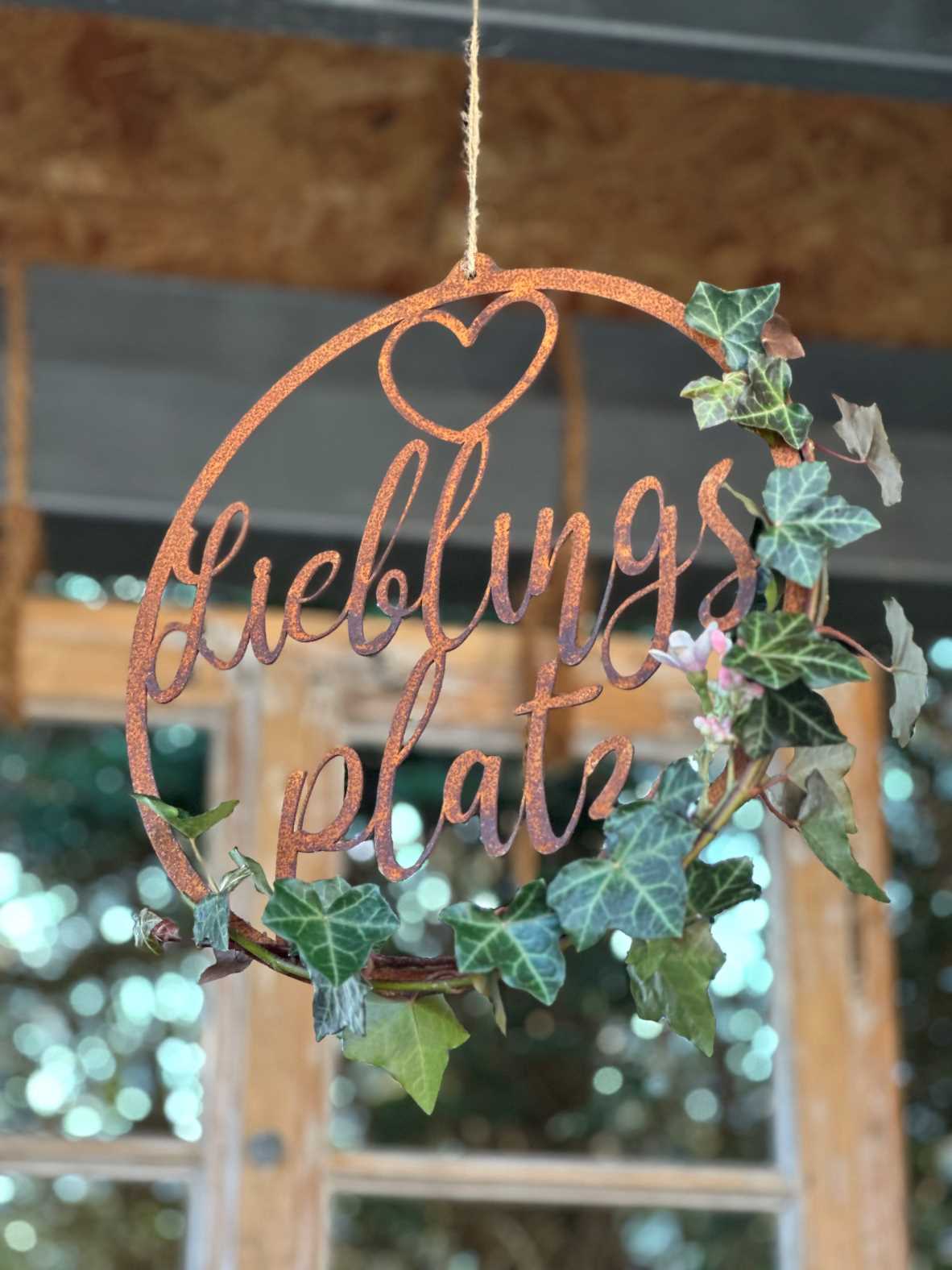 Schild "Lieblingsplatz"