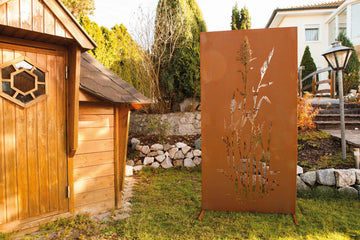 Paravent en acier Corten - Chine -