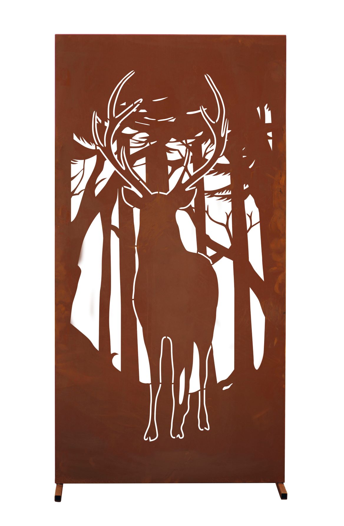 Corten Steel Privacy Screen - Forest -