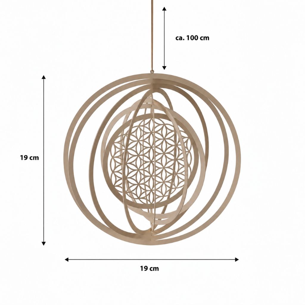 The Original! "Flower of Life" Wind Chime