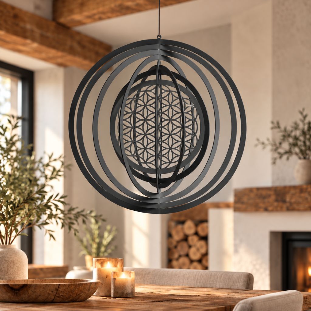 The Original! "Flower of Life" Wind Chime