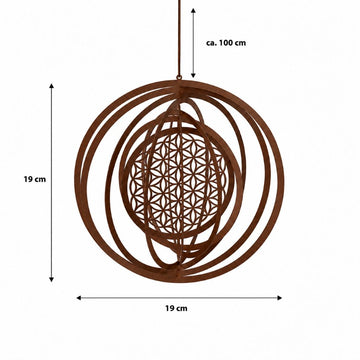 The Original! "Flower of Life" Wind Chime