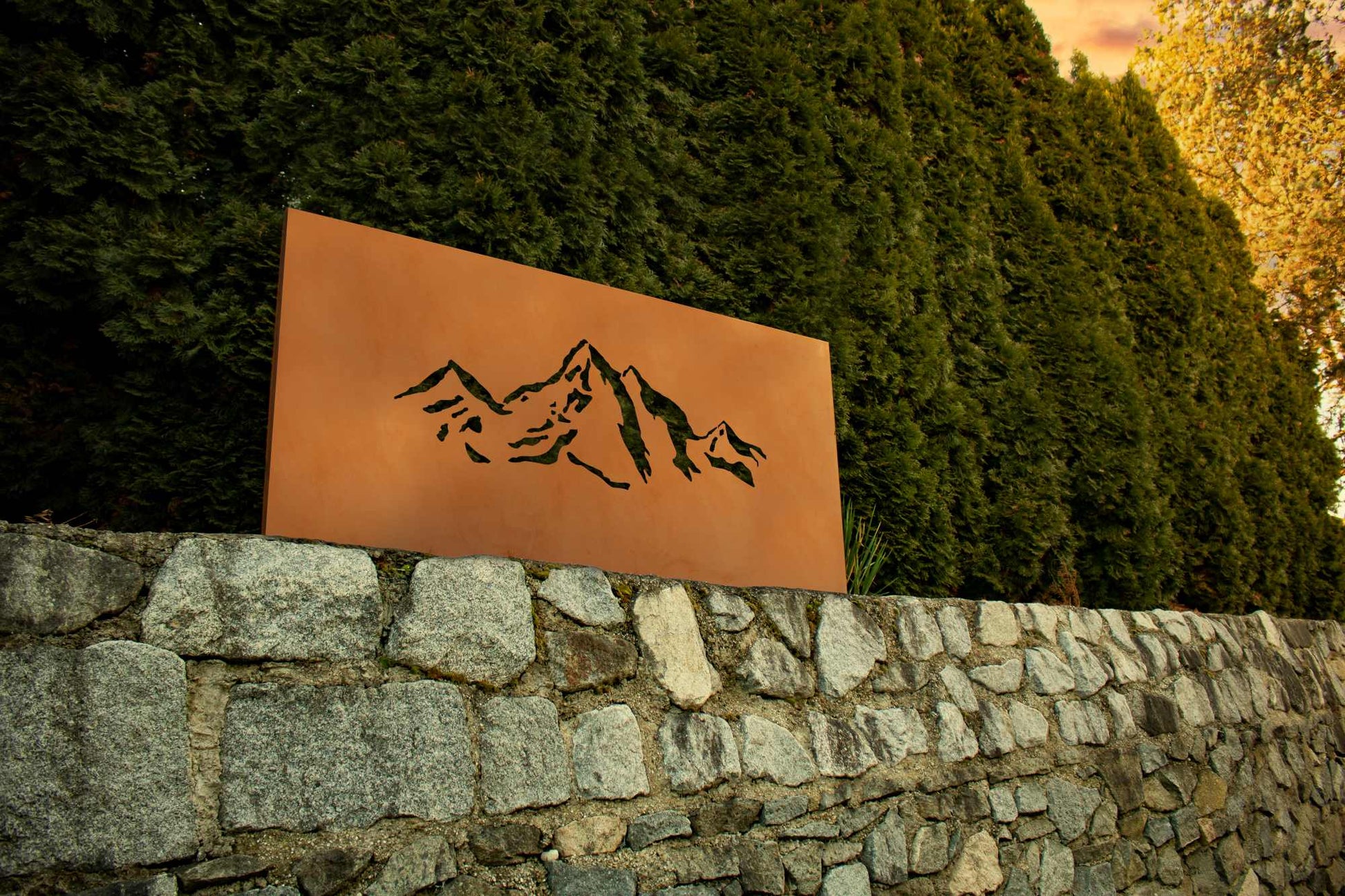 Fence element - Mountains -