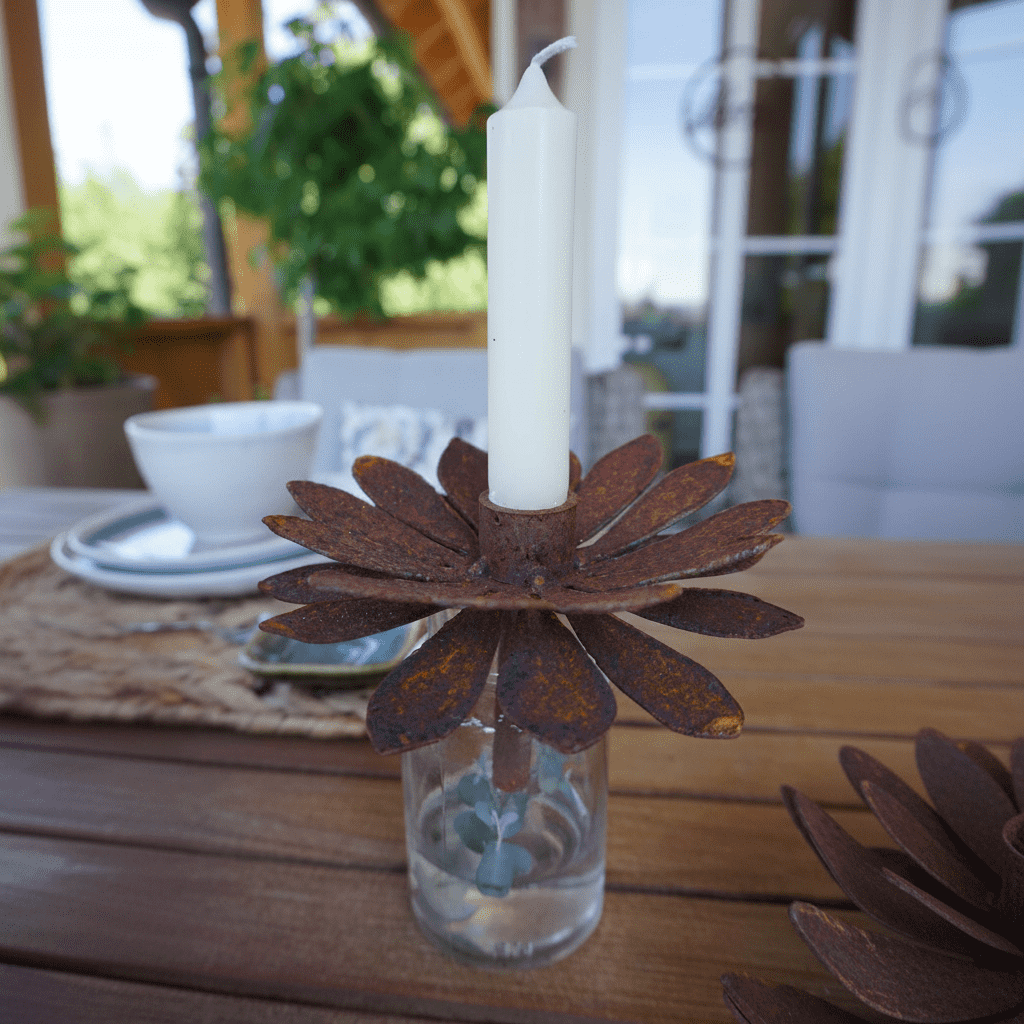 Fleur pour bougies piliers