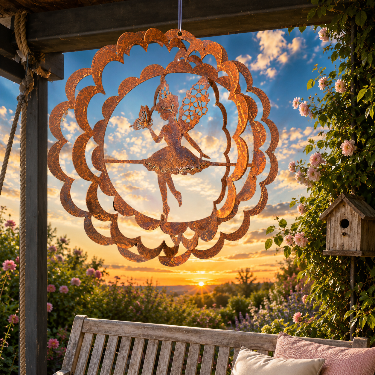 The Original! "Flower of Life" Wind Chime