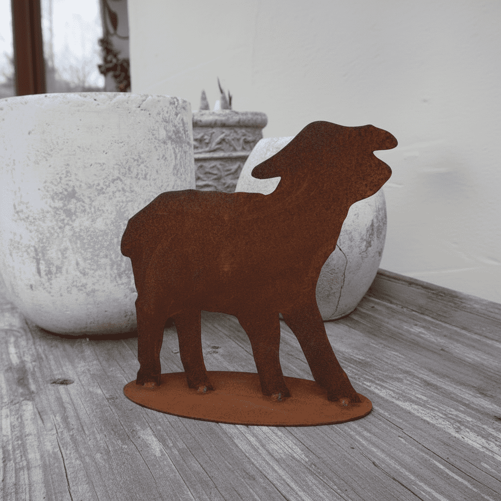 Lamb on platter