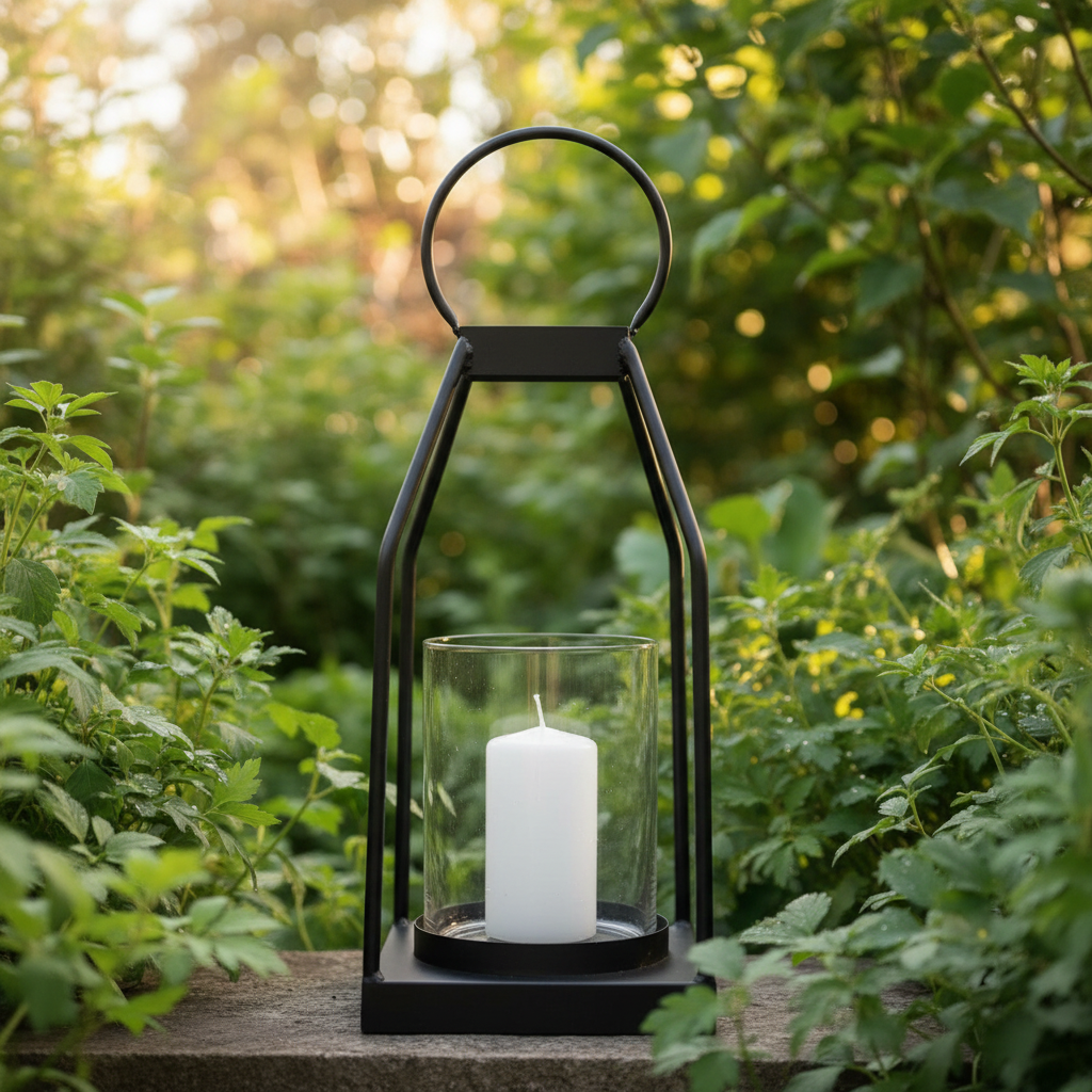 Laterne "Manoa" schwarz