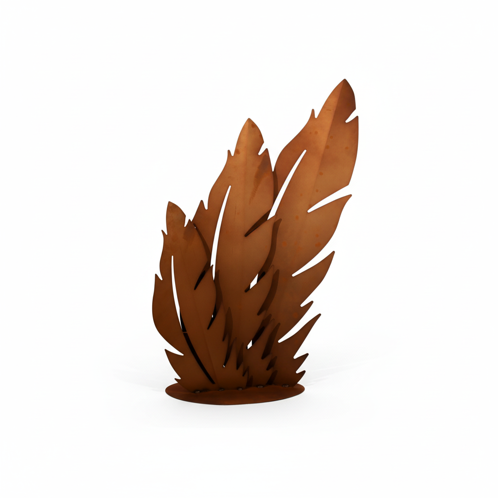 Patina Sculpture - Feathers -