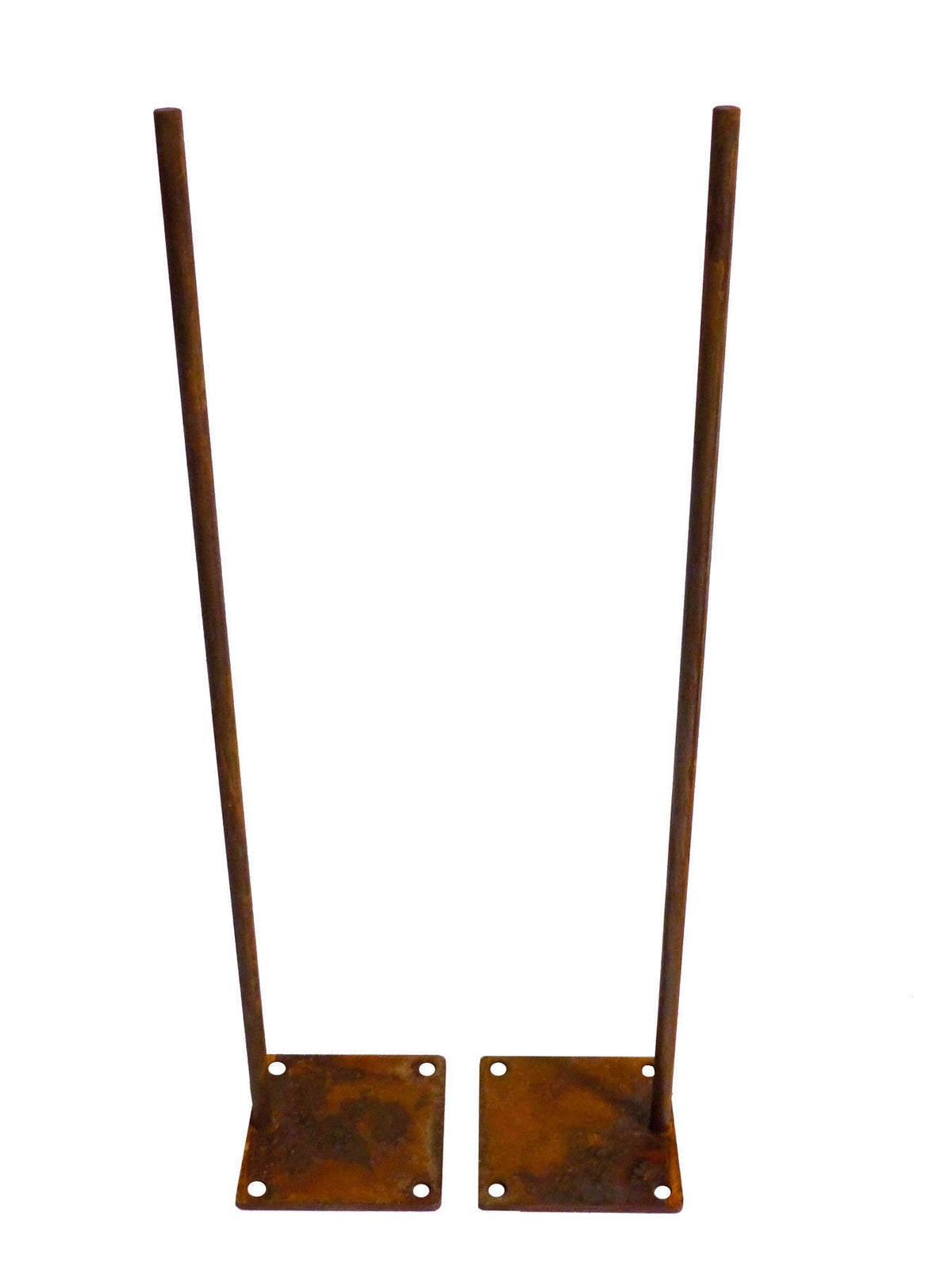 Ground fixing for Parawan screens, set of 2