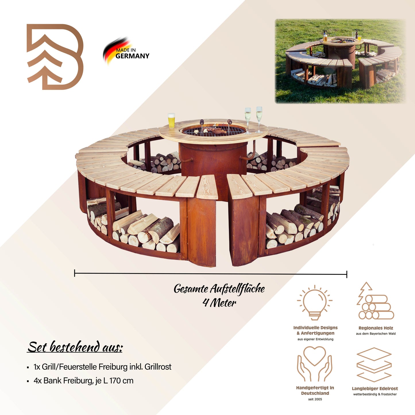 Grill/Feuerstelle -Freiburg-