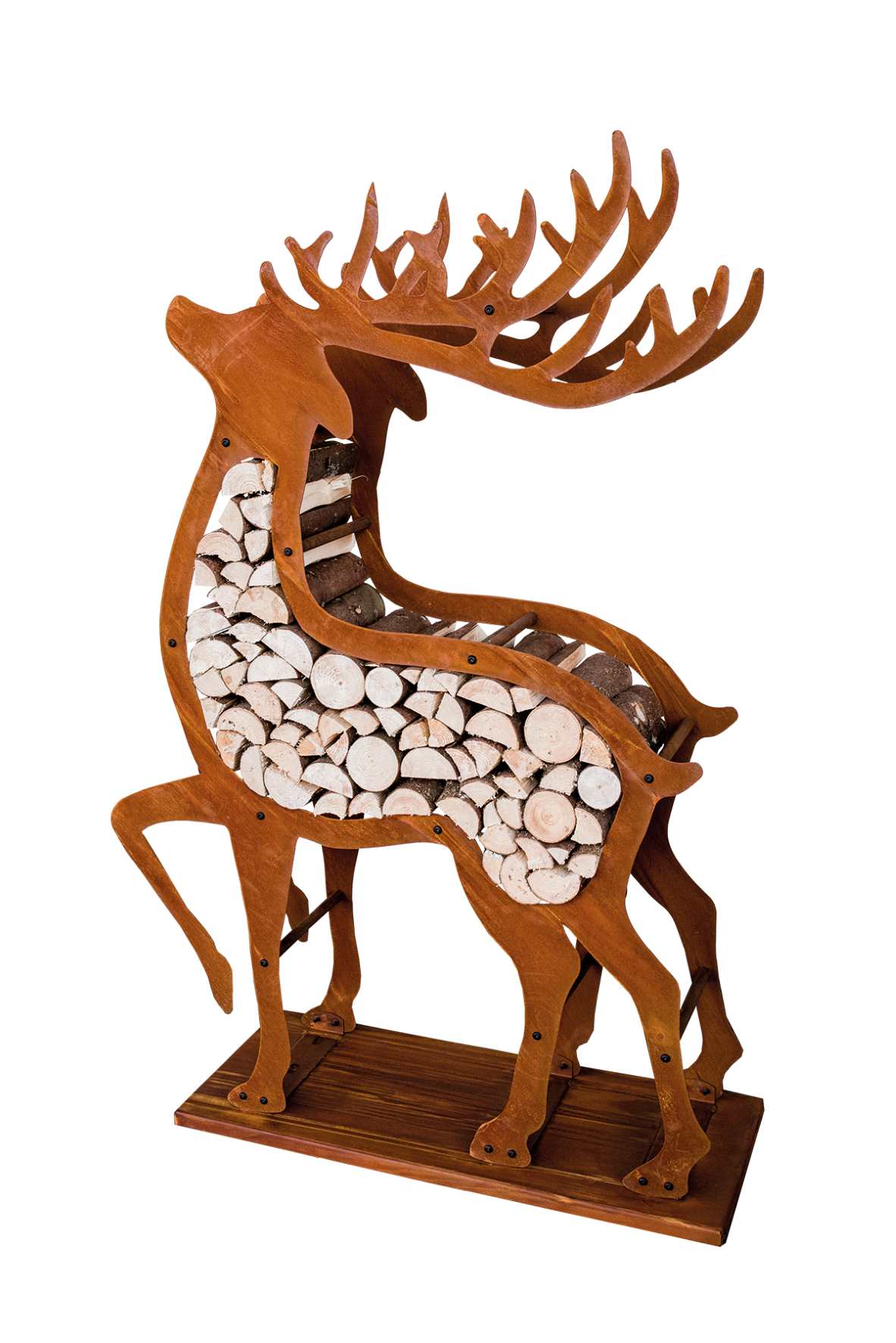 Hirsch Holzregal -1600-