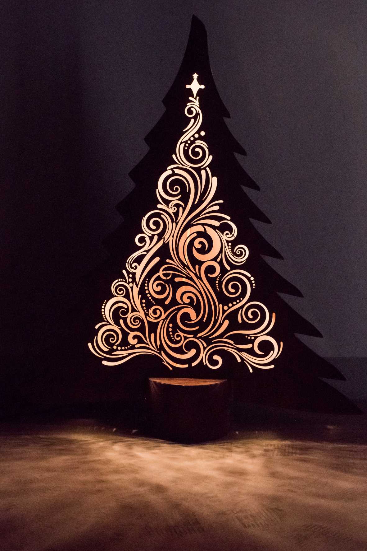 Arbre -Leander- avec éclairage LED