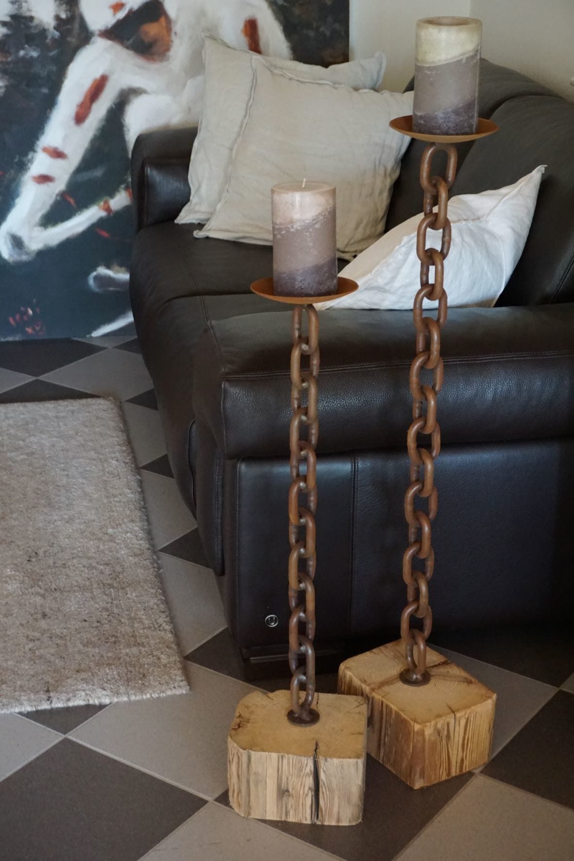 Kerzenständer "Kette-gerade"