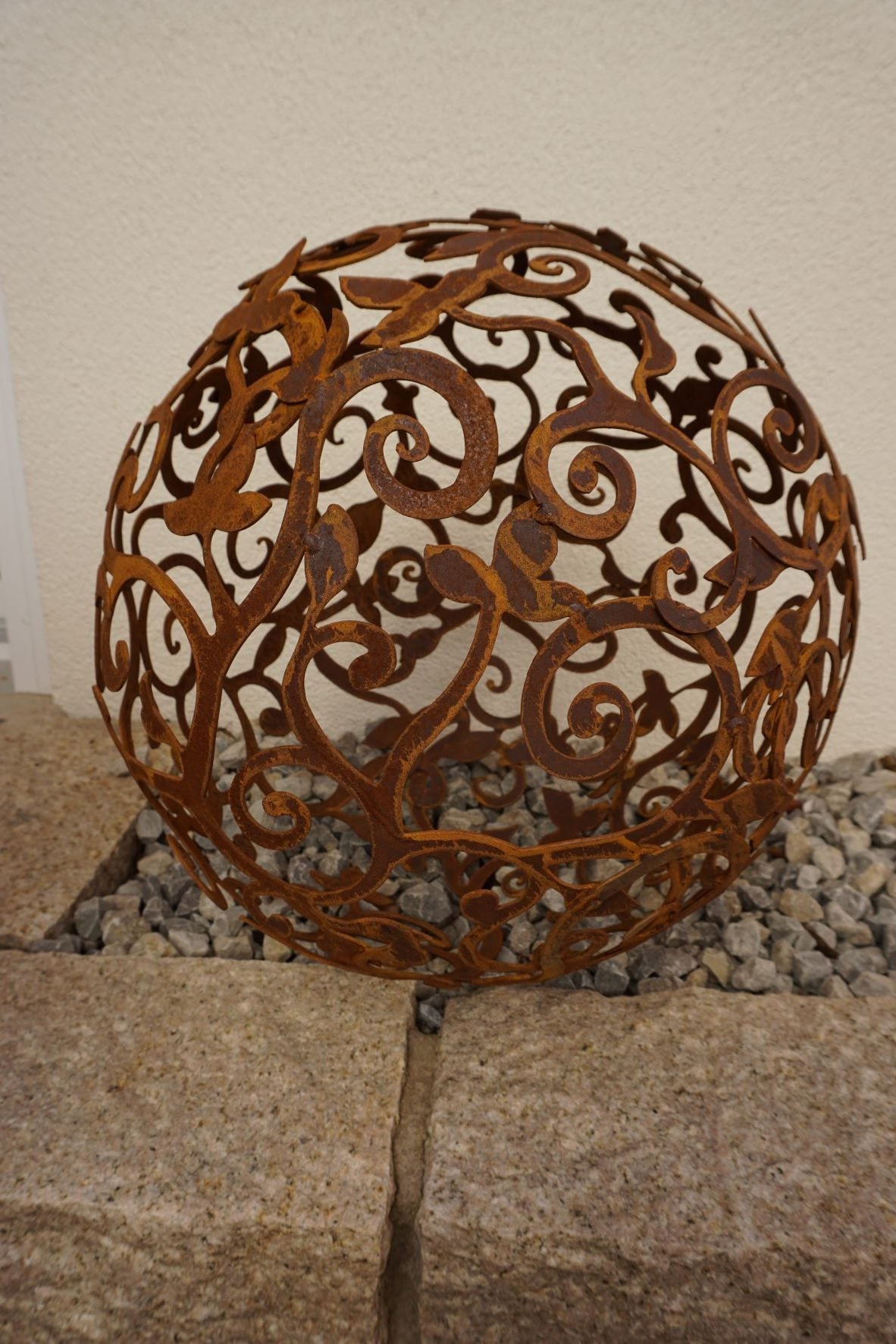 Edelrost Barock-Kugel