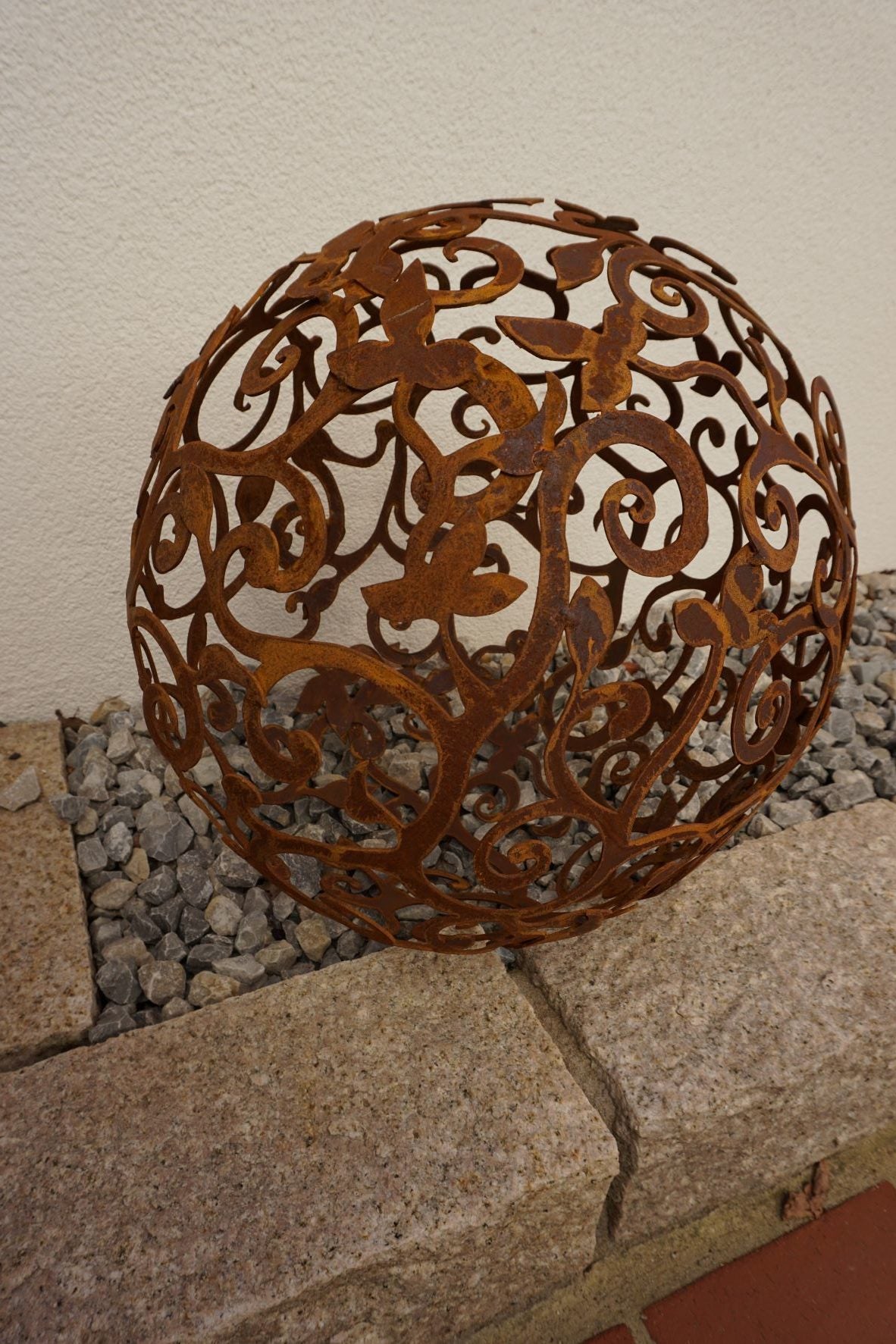 Edelrost Barock-Kugel