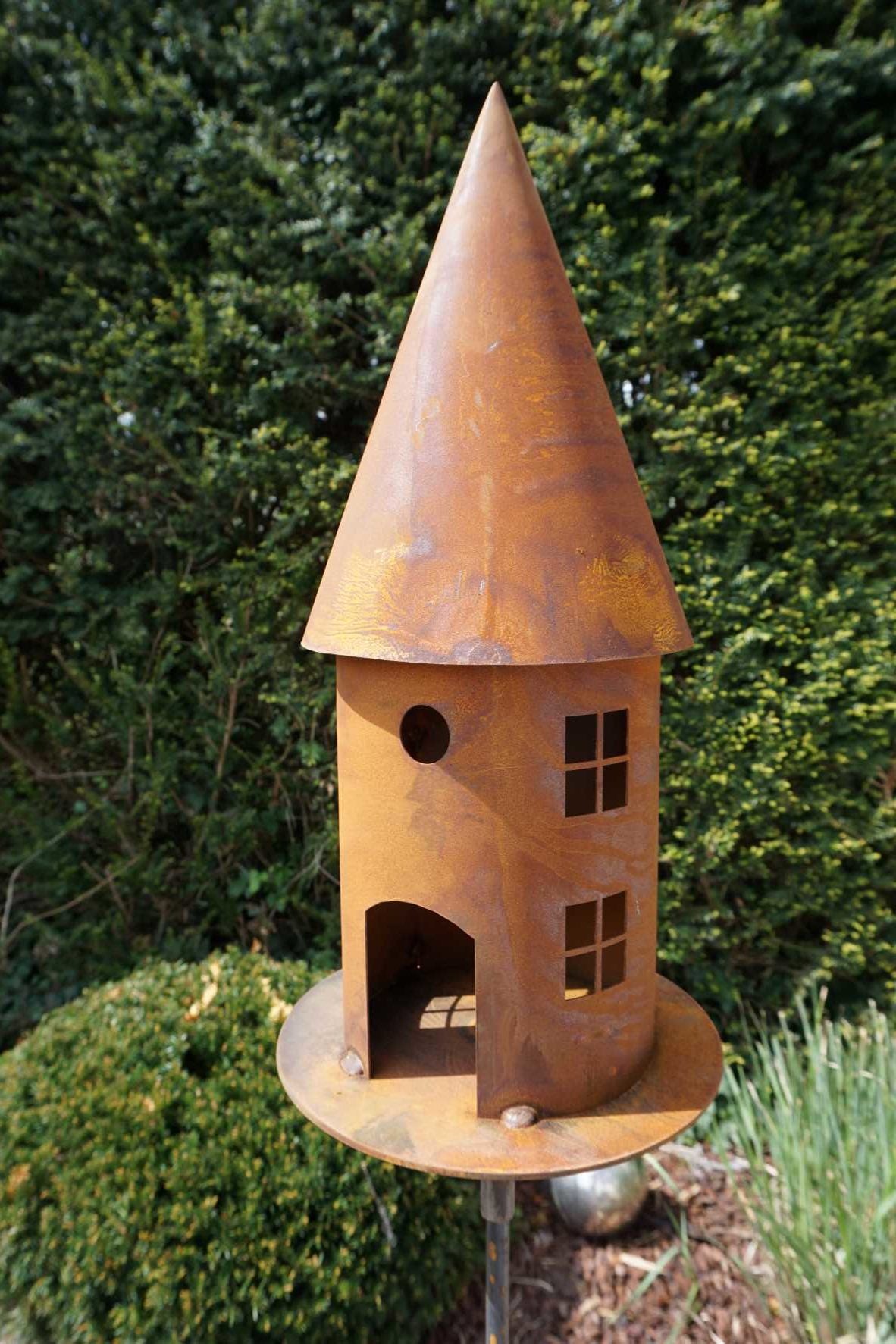 Deko-Vogelhaus rund