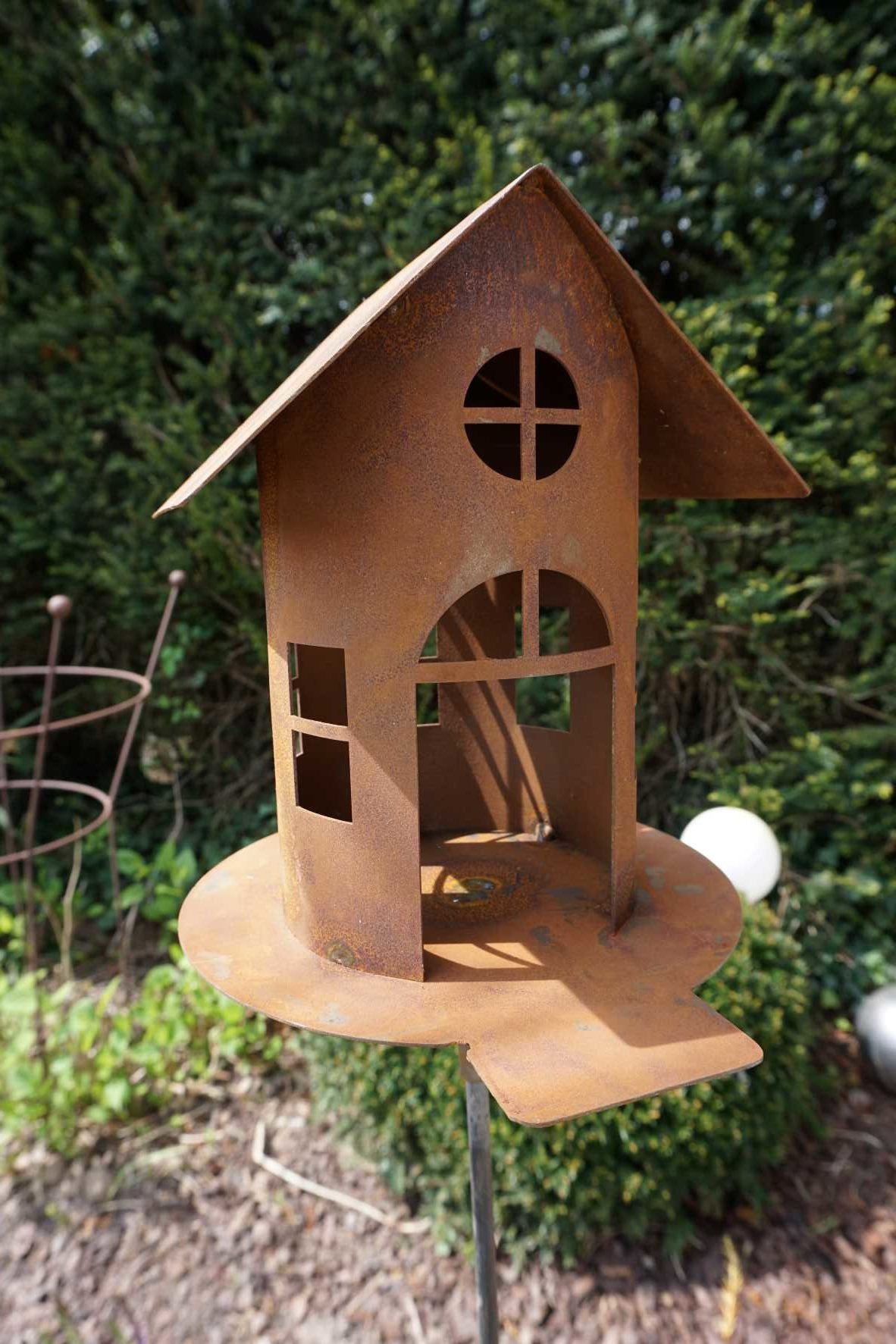 Birdhouse with Perch (for Pole)