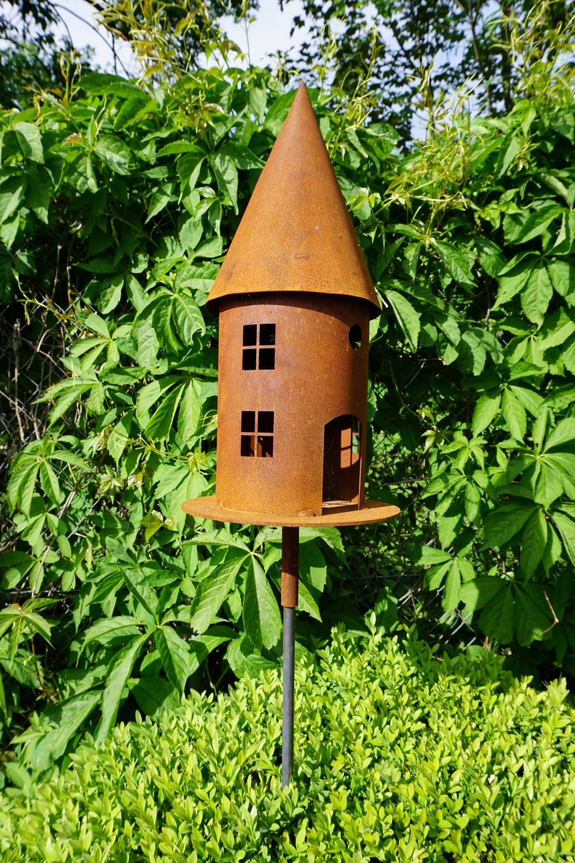 Deko-Vogelhaus rund